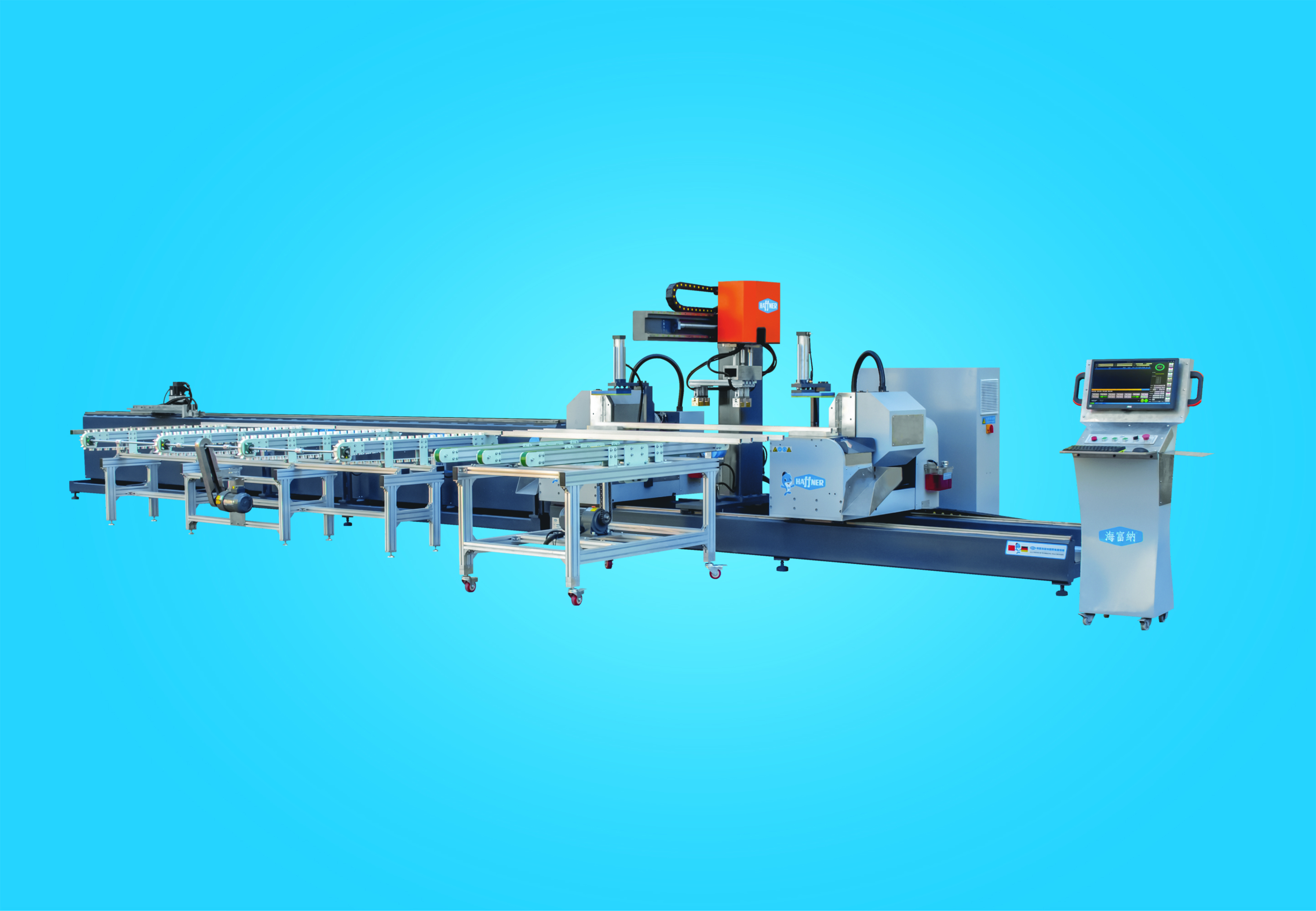 Intelligent Automatic Line For Double Miter Sawing Center